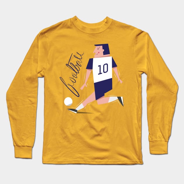 Football player Long Sleeve T-Shirt by Digster